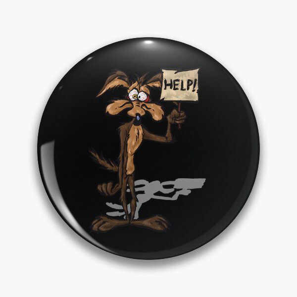 Item preview, Wile E Coyote Pop Art Print Help designed and sold by Sidney Holthaus.