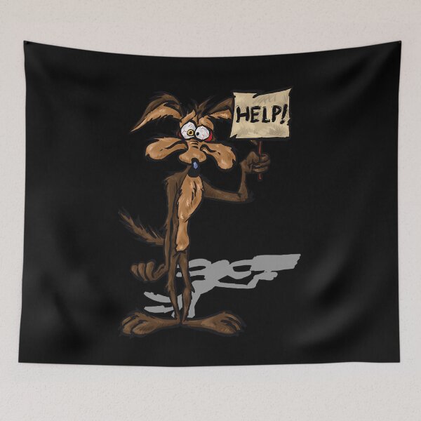 Item preview, Wile E Coyote Pop Art Print Help designed and sold by Sidney Holthaus.