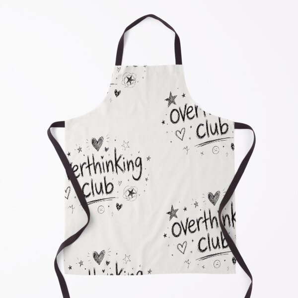 Item preview, Overthinking Club Cute Doodle Typography | Messy Handwritten Aesthetic designed and sold by J&J's Creation.