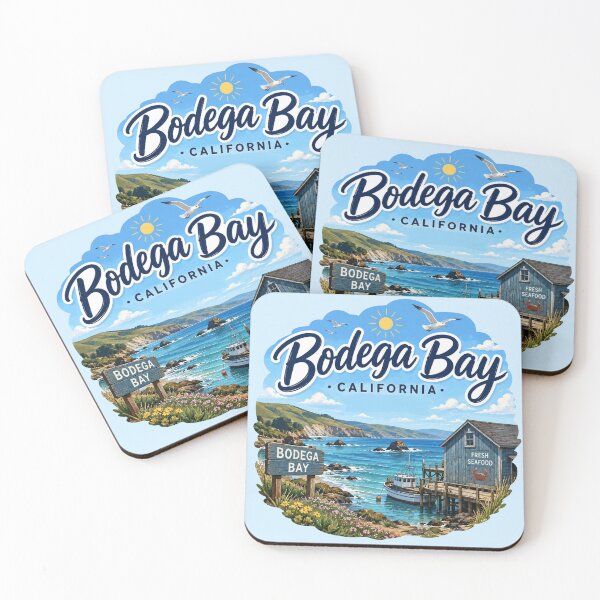 Item preview, Bodega Bay, California Coastal designed and sold by Myra365Art.