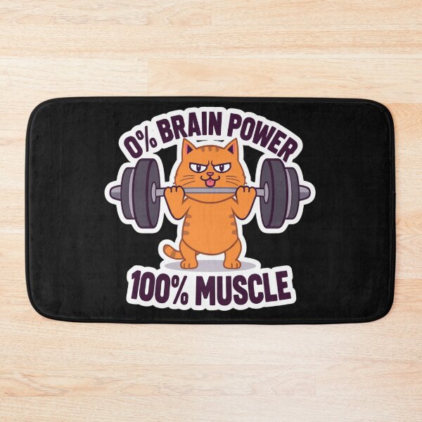 Item preview, Gym Muscle Cat – Funny Buff Kitty Workout Design designed and sold by Sparkofart07.