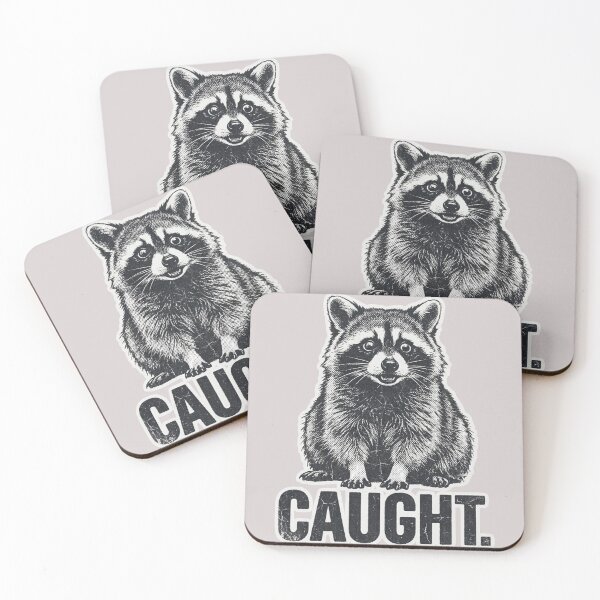 Item preview, raccoon mischief dark designed and sold by bosamji.