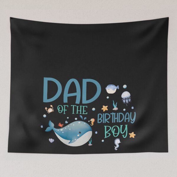 Item preview, Dad of the Birthday Boy Oneder The Sea Bday Ocean Theme designed and sold by CriseldaBruning.
