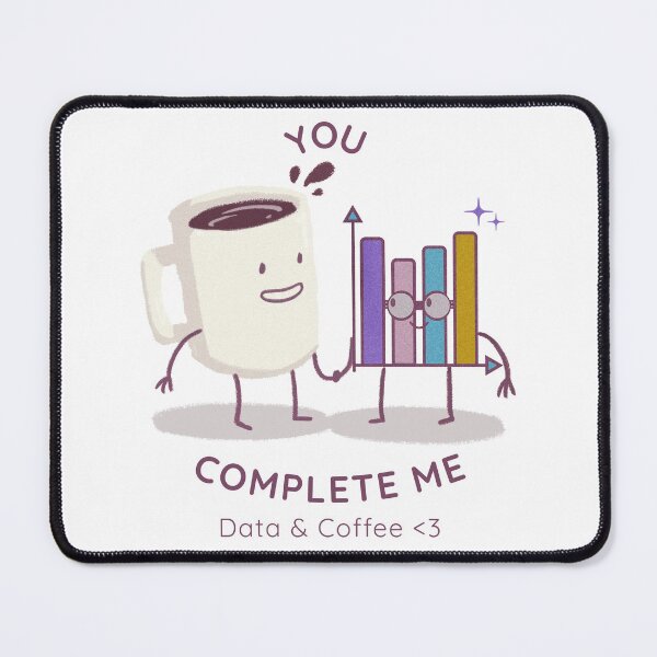 Item preview, You Complete Me - Funny Data Analyst & Accountant Coffee Design. designed and sold by spreadsheetcafe.
