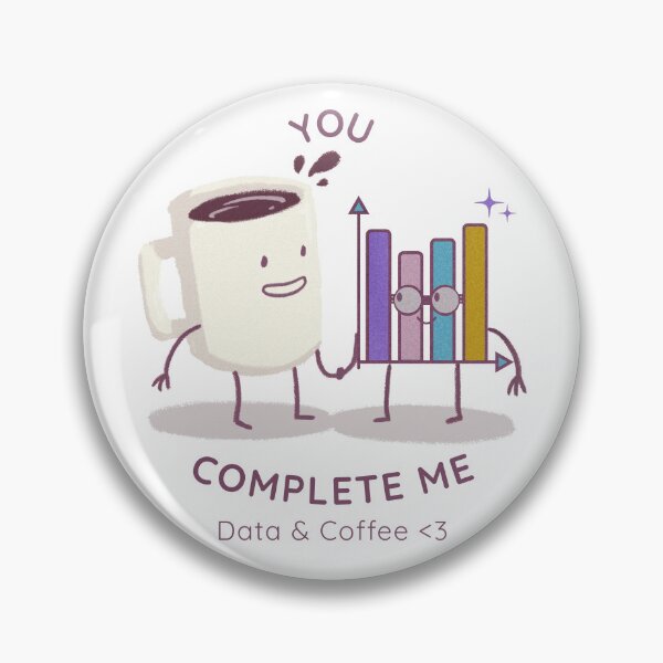 Item preview, You Complete Me - Funny Data Analyst & Accountant Coffee Design. designed and sold by spreadsheetcafe.