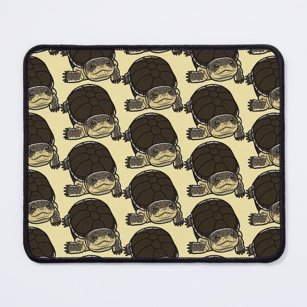Item preview, African Dwarf Mud Turtle Japanese Pop Art designed and sold by Rie-TortoTurtle.