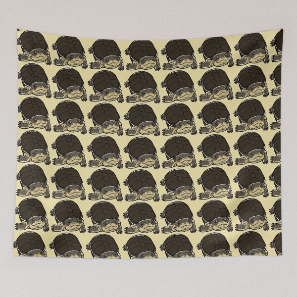 Item preview, African Dwarf Mud Turtle Japanese Pop Art designed and sold by Rie-TortoTurtle.