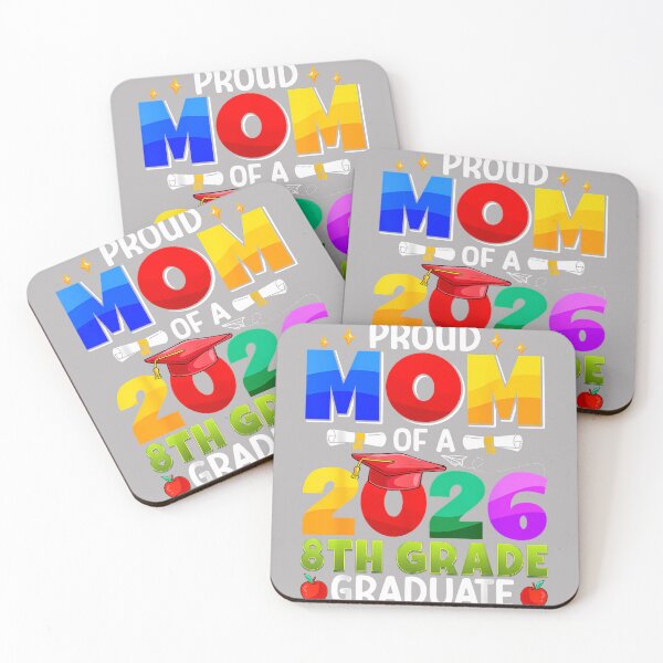 Item preview, Proud Mom of A 2026 8th Grade Graduate Graduation Class 2026 designed and sold by GreggRoss.