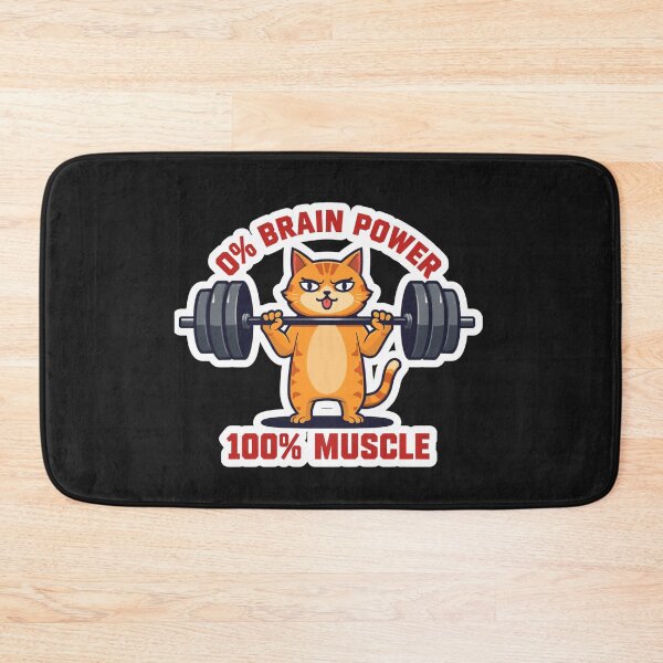 Item preview, Gym Muscle Cat – Funny Buff Kitty Workout Design designed and sold by Sparkofart07.