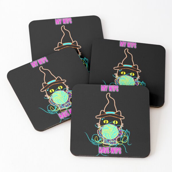 Item preview, WIP Chaos Cat – Knitting & Crochet Humor Design designed and sold by ArtyWares.