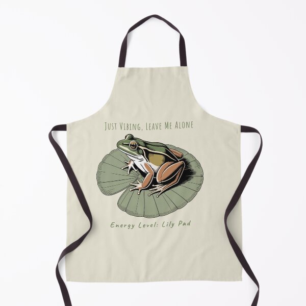 Item preview, Just Vibing, Leave Me Alone – Introvert Frog on Lily Pad T-Shirt designed and sold by AlexandraSand.