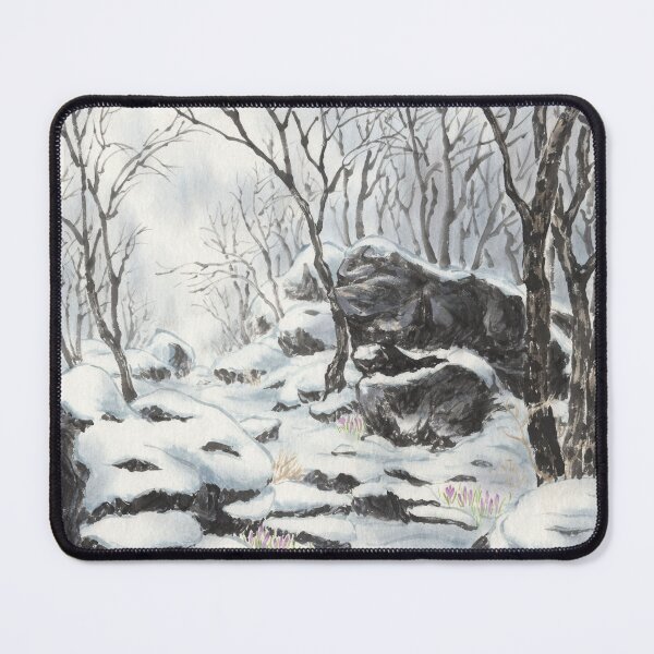 Item preview, January 24th birthday flower Saffron Crocus Landscape designed and sold by birthflower.