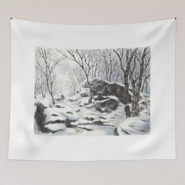 Item preview, January 24th birthday flower Saffron Crocus Landscape designed and sold by birthflower.