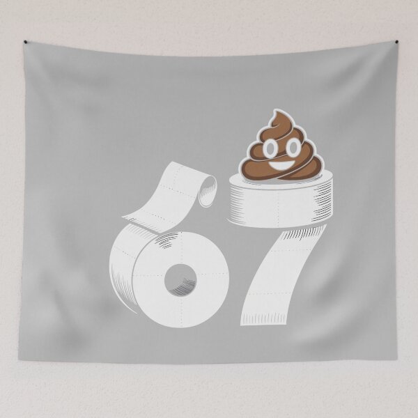 Item preview, 67 Poop Funny Six Seven Gross Toilet Paper Meme Slang Kids Performance designed and sold by mjohnson9.
