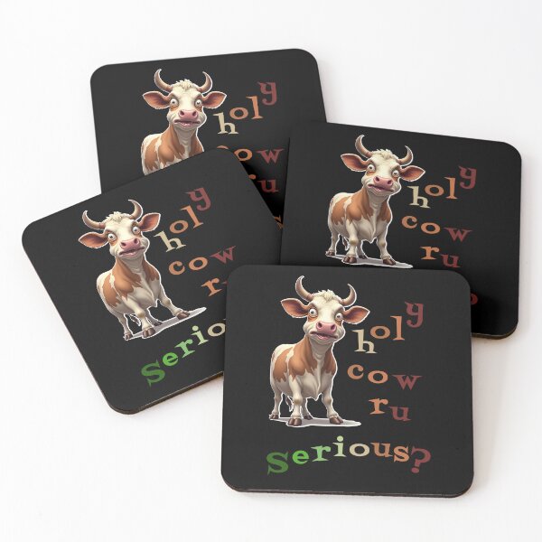 Item preview, Holy Cow R U Serious Text Art designed and sold by Museum Of Non-Existing Art.