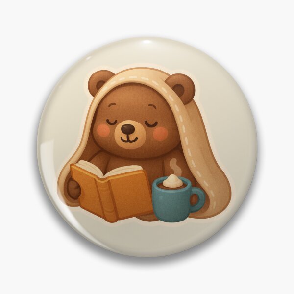 Item preview, Blanket Reading Bear designed and sold by Thalora Store.