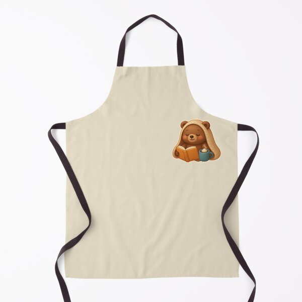 Item preview, Blanket Reading Bear designed and sold by Thalora Store.