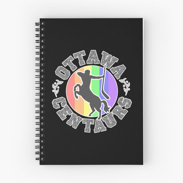 Item preview, Ottawa Centaurs Heated Rivalry Inspired Rainbow Logo designed and sold by Supa666.