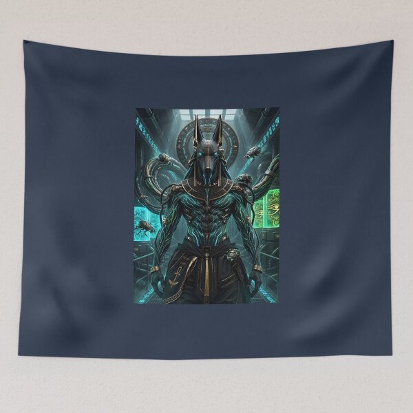 Item preview, Biopunk Anubis - Cybernetic Egyptian Jackal Warrior designed and sold by KnzSHOPPING.