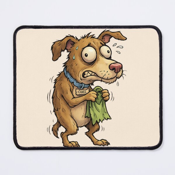 Item preview, Funny Scared Cartoon Dog PNG | Nervous Puppy Transparent Background Illustration designed and sold by arifali786.