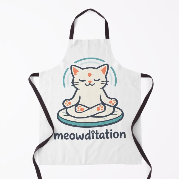Item preview, Meowditation designed and sold by KungPowUnicorn.