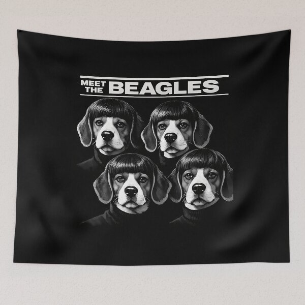 Item preview, Meet The Beagles 60S Dog Band Album Parody designed and sold by Supa666.