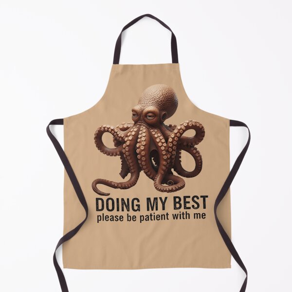 Item preview, Doing My Best Octopus Shirt – Cute Overwhelmed Octopus Meme Sticker & Anxiety Aesthetic Tee designed and sold by ZyxDes.