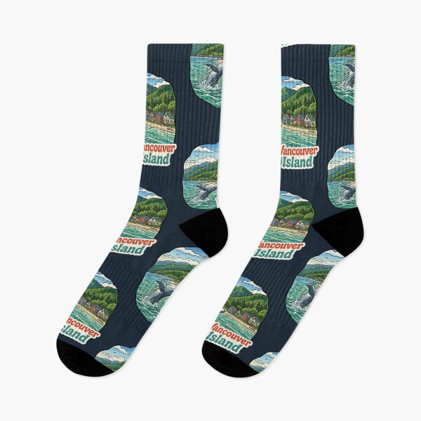 Item preview, Vancouver Island BC Cute Beach Landscape Humpback designed and sold by HowToCanadian.