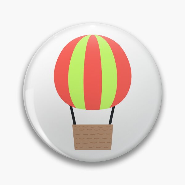 Item preview, Cute Hot Air Balloon for City Map and Travel Theme designed and sold by nuchz.
