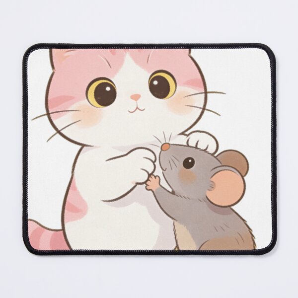 Item preview, Cat & Mouse Friendship designed and sold by HappyDesigins.