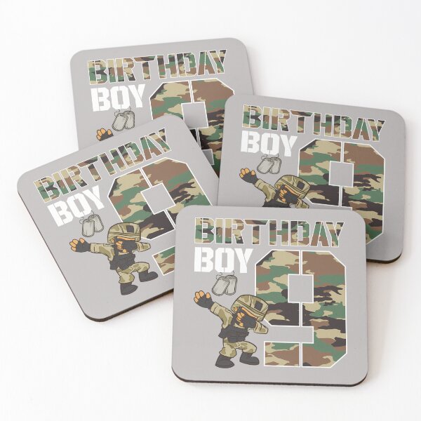 Item preview, 9 Year Old Boy Military Army 9th Birthday Boy Performance designed and sold by mjohnson9.