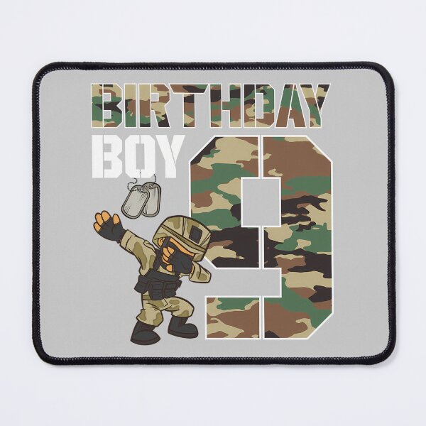 Item preview, 9 Year Old Boy Military Army 9th Birthday Boy Performance designed and sold by mjohnson9.