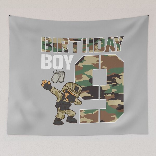 Item preview, 9 Year Old Boy Military Army 9th Birthday Boy Performance designed and sold by mjohnson9.