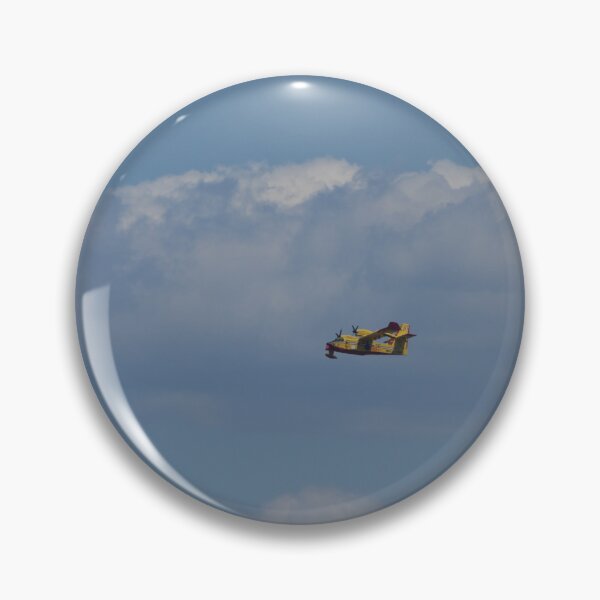 Item preview, Canadair Firefighting Aircraft in Flight — Dramatic Cloudy Sky designed and sold by ulvisuals.
