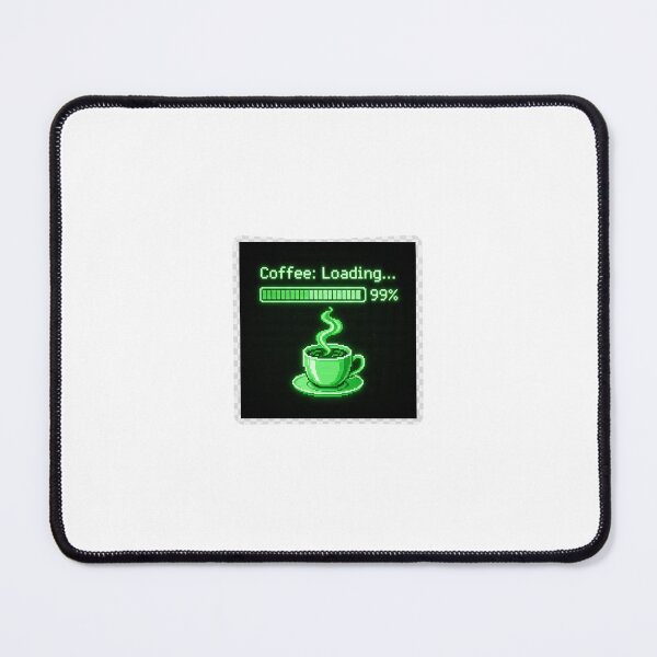 Item preview, Coffee Loading 99% Funny Programmer Developer Humor Mug designed and sold by ByteAndChile.