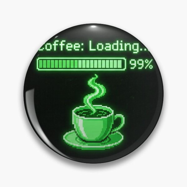 Item preview, Coffee Loading 99% Funny Programmer Developer Humor Mug designed and sold by ByteAndChile.