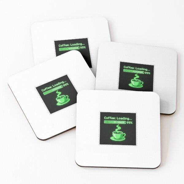 Item preview, Coffee Loading 99% Funny Programmer Developer Humor Mug designed and sold by ByteAndChile.