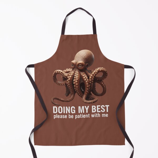 Item preview, Doing My Best Octopus Shirt – Cute Overwhelmed Octopus Meme Sticker & Anxiety Aesthetic Tee designed and sold by ZyxDes.