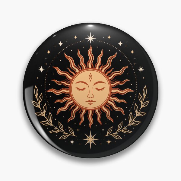 Item preview, Midsummer sun - Pagan summer symbol designed and sold by Christine Krahl.
