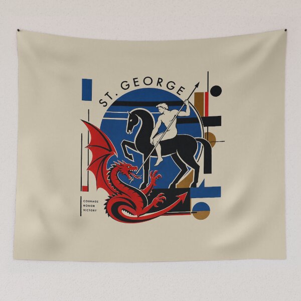 Item preview, Saint George Ascendant designed and sold by Sanctum Icons.