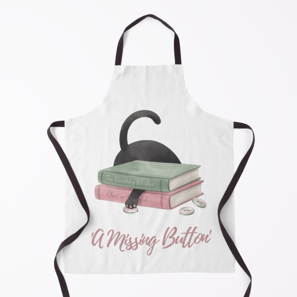 Item preview, A Missing Button — Vintage Button Cat Cozy Mystery Tee designed and sold by kosimazaki.