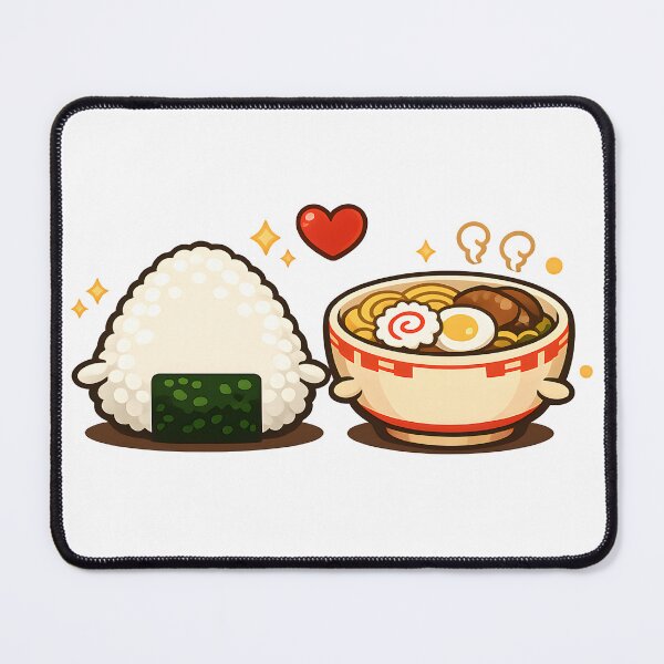 Item preview, Kawaii Onigiri Ramen Japanese Food designed and sold by Byte-shirt.