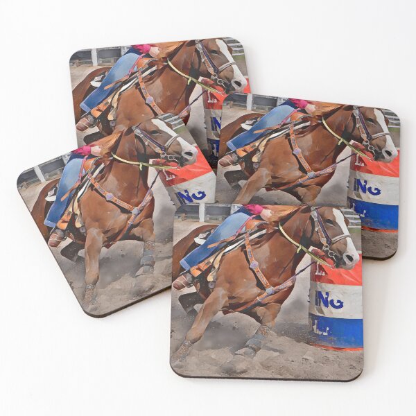 Item preview, BARREL RACING HORSE IN ACTION MAKES FOR GREAT DESIGNS designed and sold by Barbara Jean Photo Art And Design.