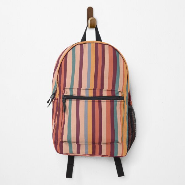 Item preview, Colorful Retro Stripes 70s Vintage Vibe abstract pattern designed and sold by patterncrow.