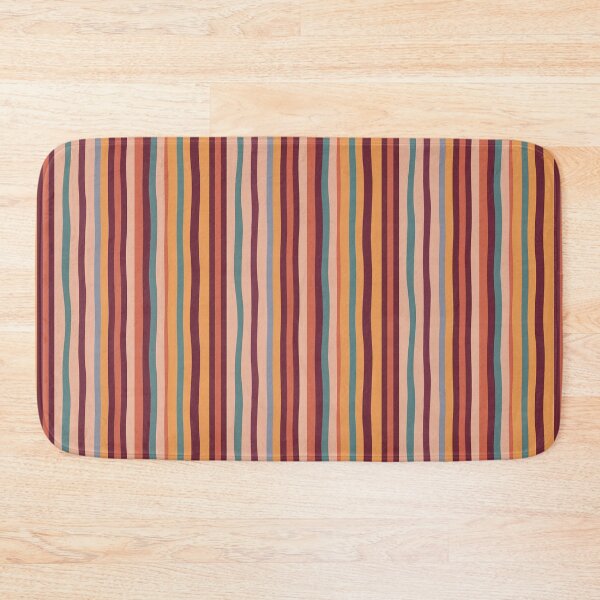 Item preview, Colorful Retro Stripes 70s Vintage Vibe abstract pattern designed and sold by patterncrow.