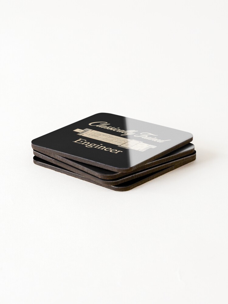 Thumbnail 4 of 5, Coasters (Set of 4), Classically Trained Engineer designed and sold by Randomera.