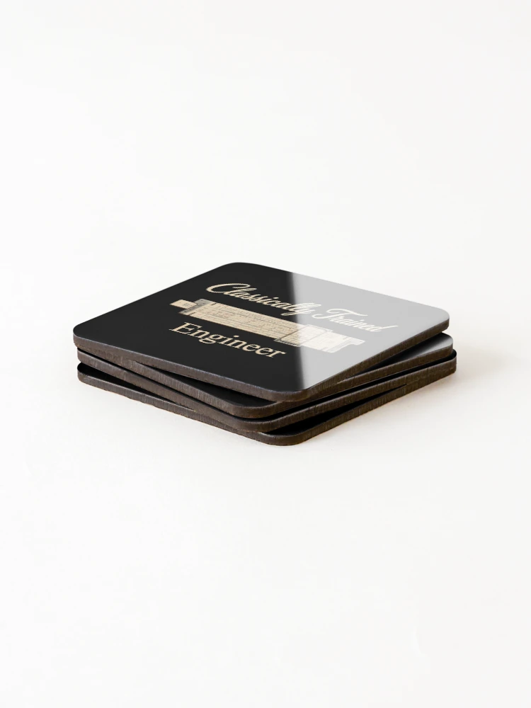 Thumbnail 4 of 5, Coasters (Set of 4), Classically Trained Engineer designed and sold by Randomera.