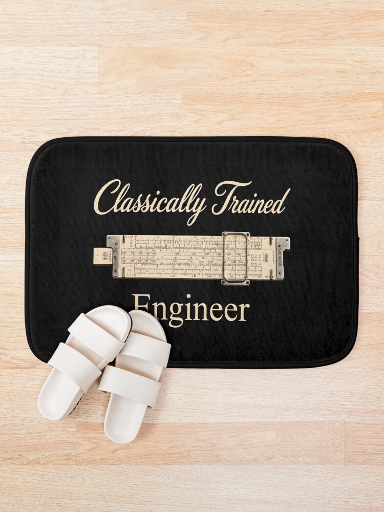 Thumbnail 1 of 6, Bath Mat, Classically Trained Engineer designed and sold by Randomera.
