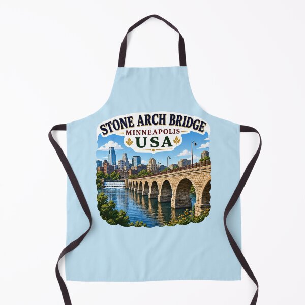 Item preview, Stone Arch Bridge, Minneapolis, Minnesota designed and sold by Myra365Art.