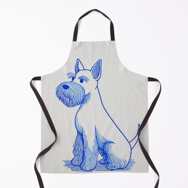 Item preview, Blue Line schnauzer Illustration designed and sold by lautir.